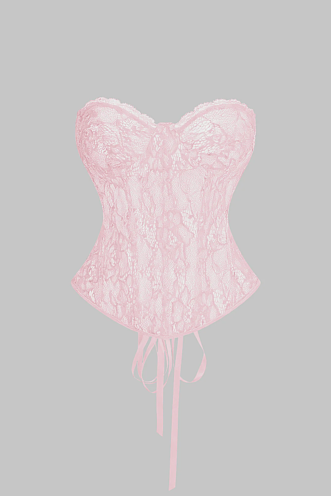 Bustier Backless Tie Corset Top - Image 13