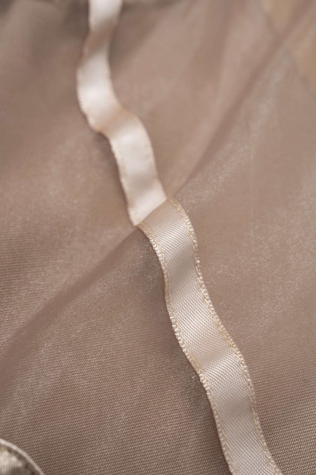 Satin Patchwork Zipper Strapless Tube Top - Image 3