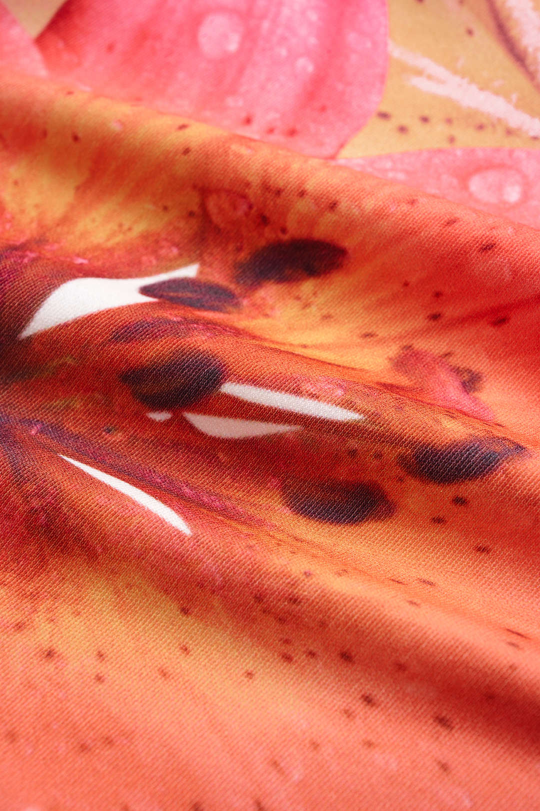 Floral Print Satin Tube Top - Image 3