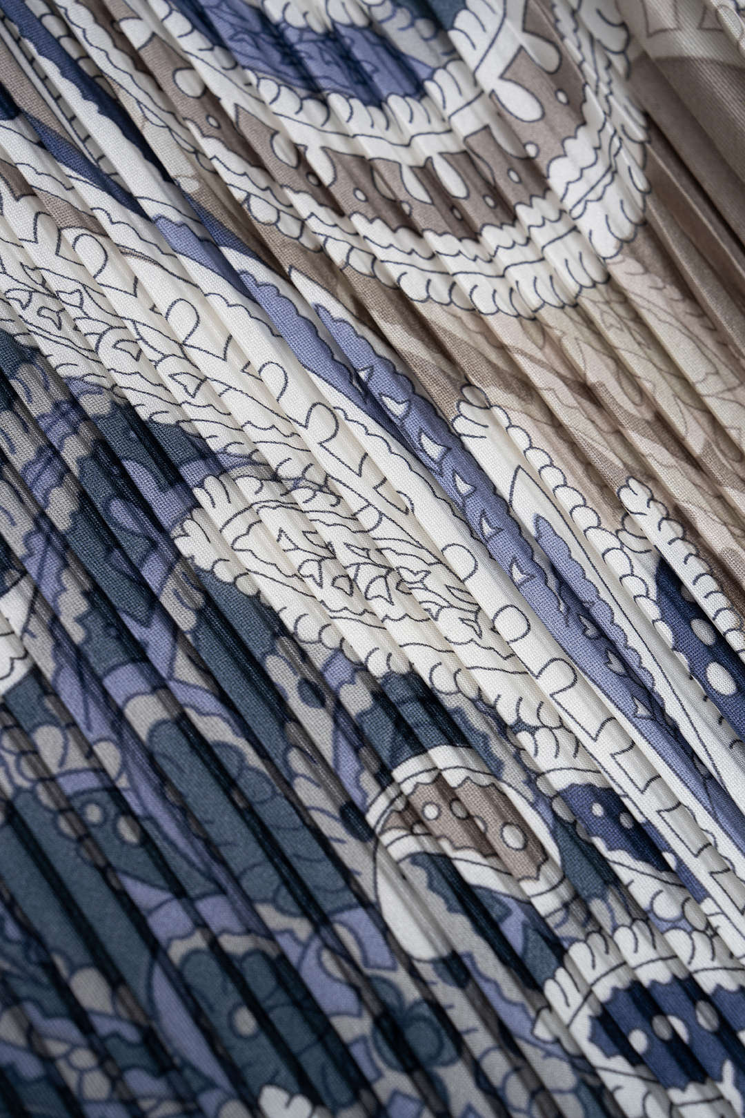 Artistic Print Beaded Tube Top - Image 3