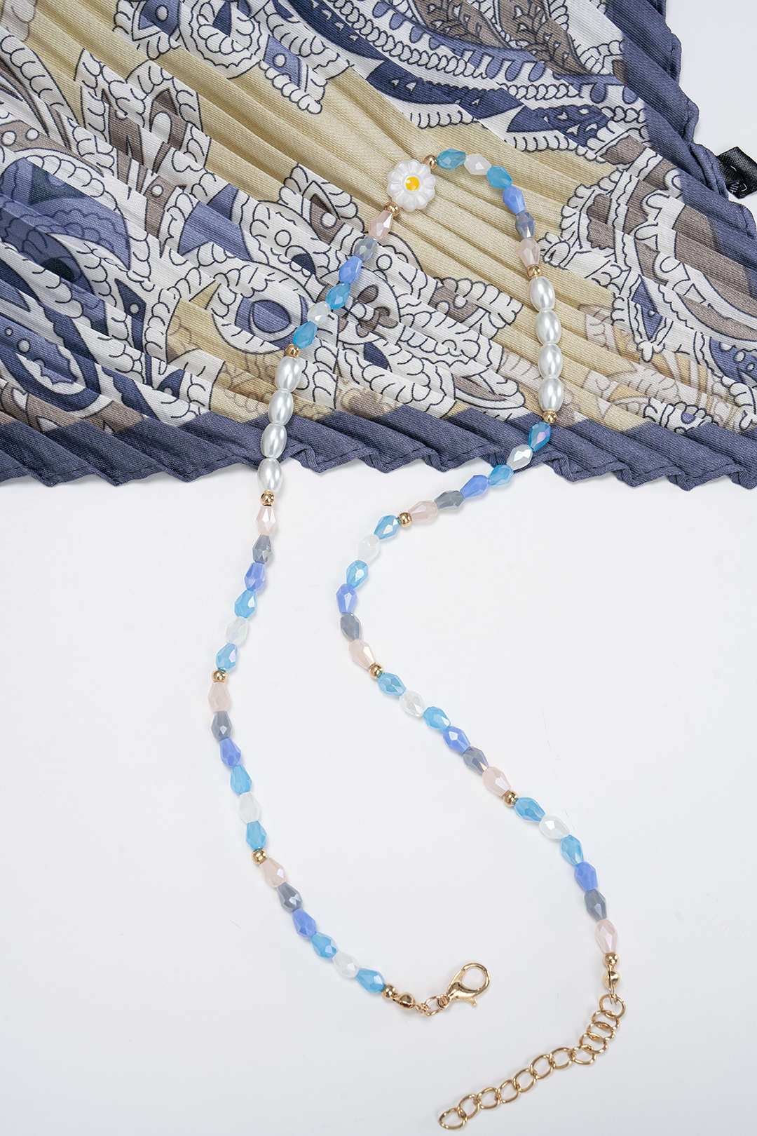 Artistic Print Beaded Tube Top - Image 4