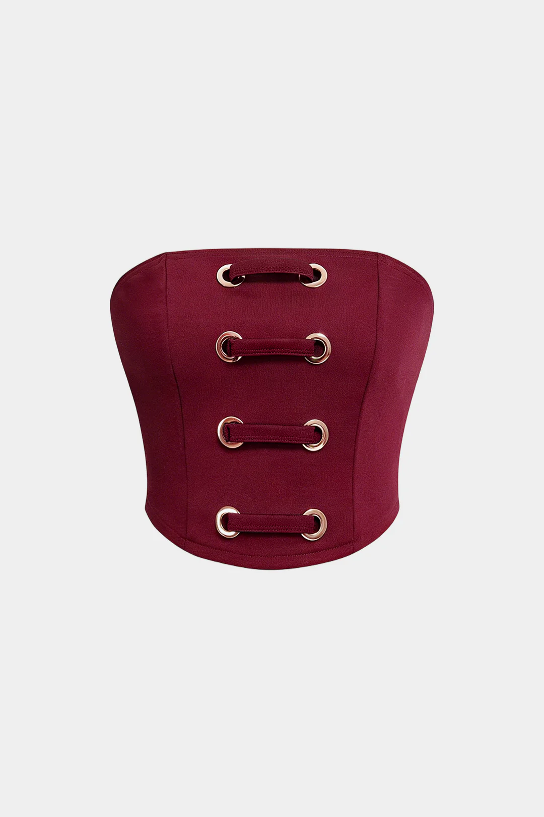 Metallic Zipper Tube Top - Image 5