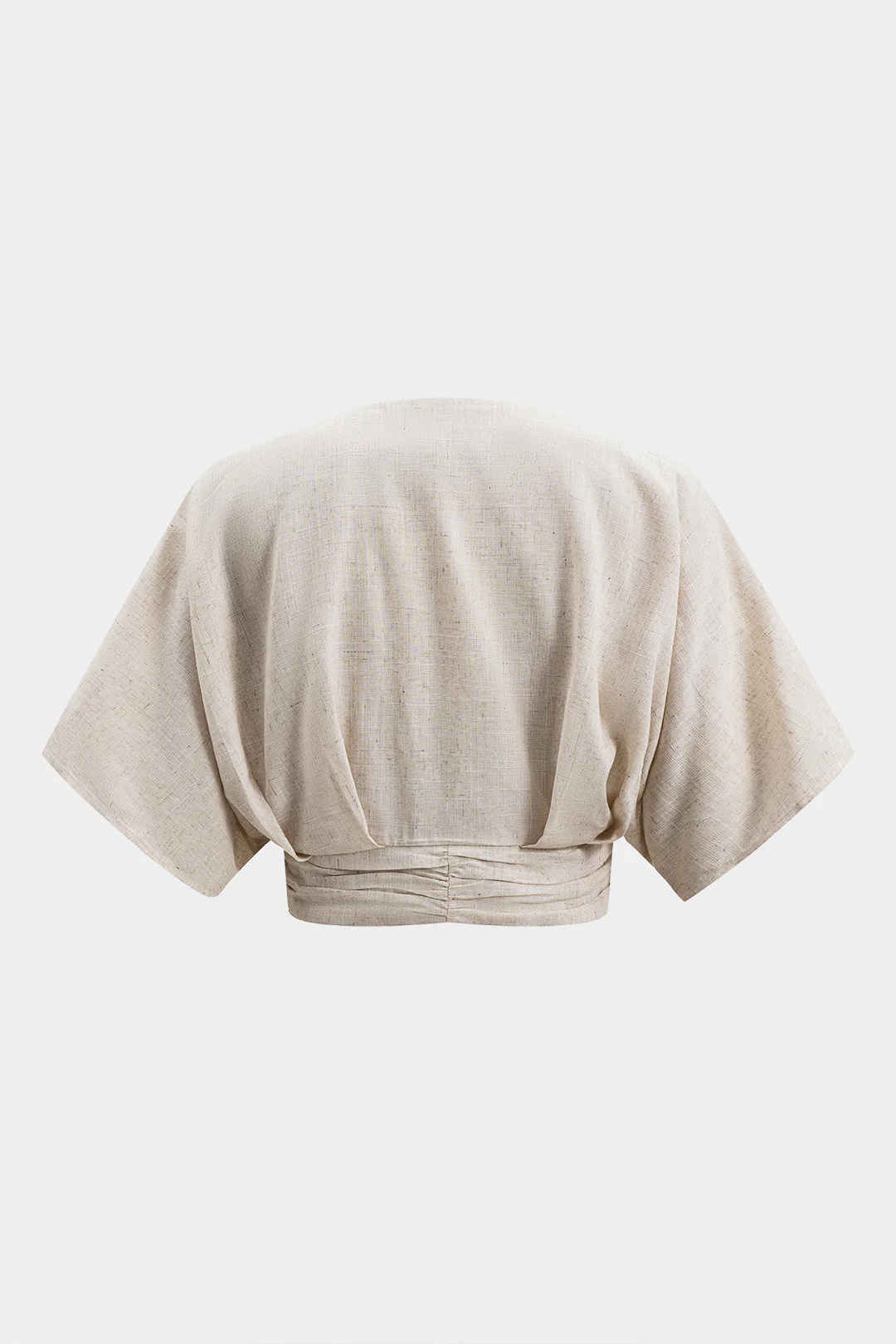 Linen Metallic Short-Sleeve Shirt - Image 2
