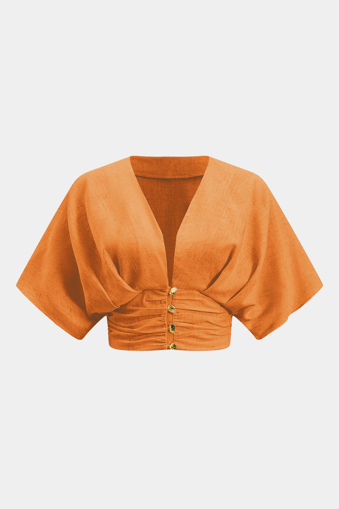 Linen Metallic Short-Sleeve Shirt - Image 7