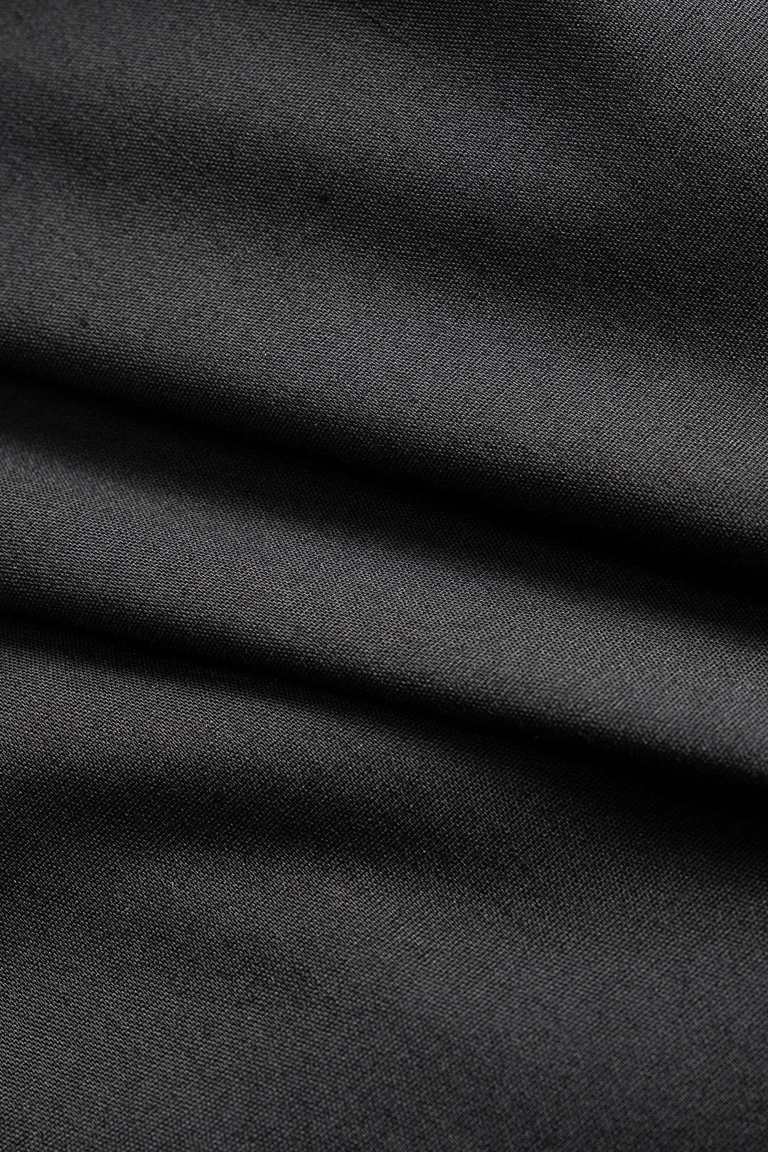 Solid Lapel Double Layer Button Short-Sleeve Shirt - Image 4