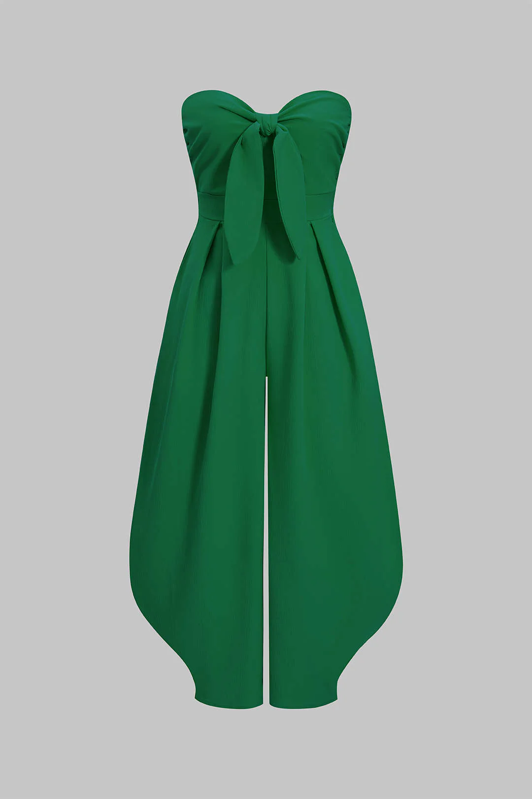 Strapless Tie-Up Ruched Sleeveless Jumpsuit - Image 11