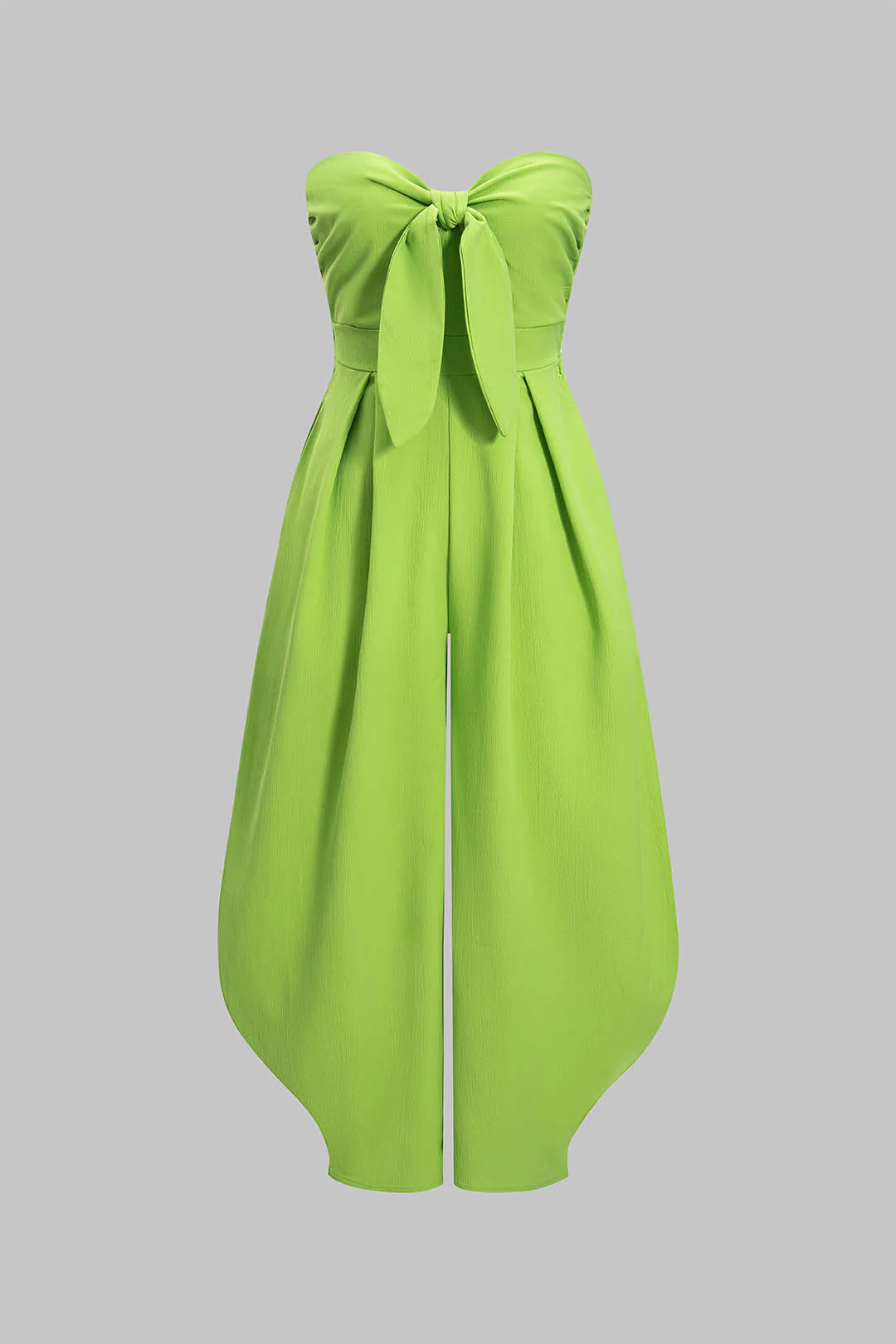 Strapless Tie-Up Ruched Sleeveless Jumpsuit - Image 13