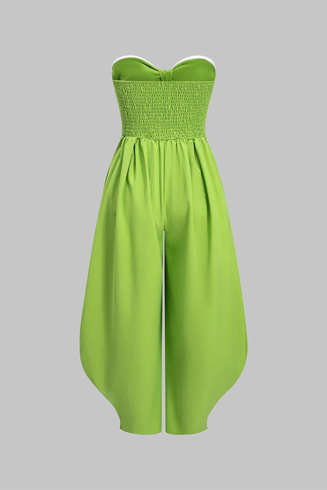 Strapless Tie-Up Ruched Sleeveless Jumpsuit - Image 14