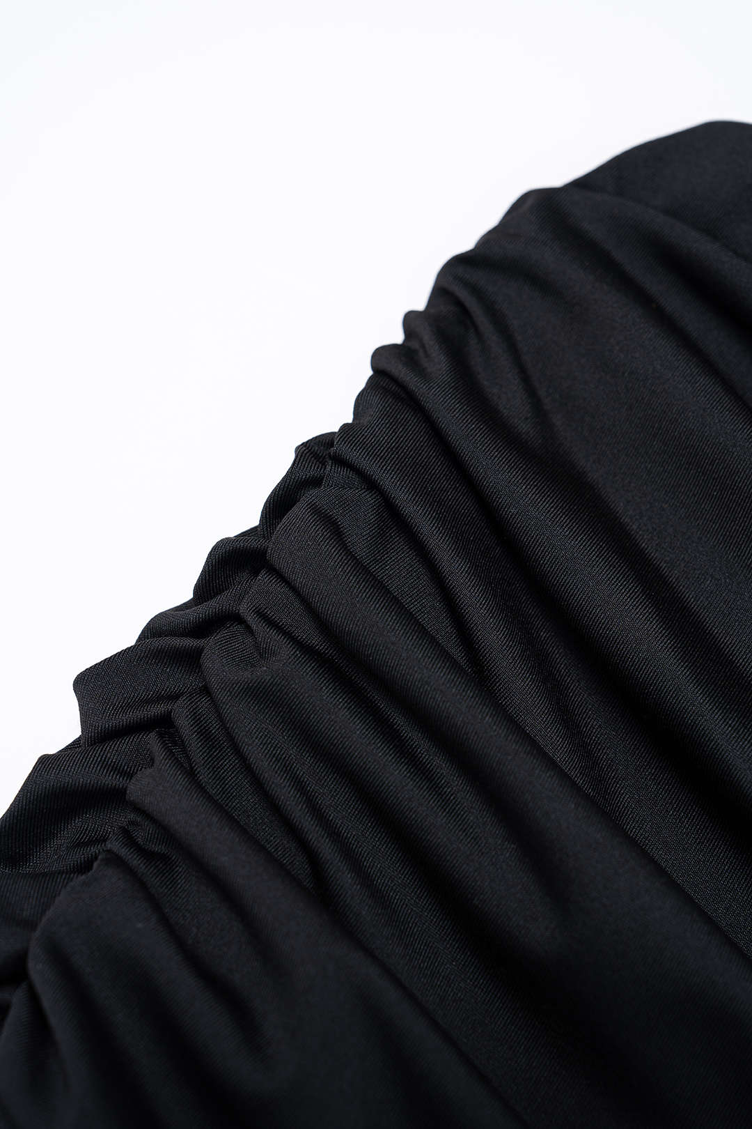 Twist Knot V-Neck Ruched Long Sleeve Jumpsuit - Image 5