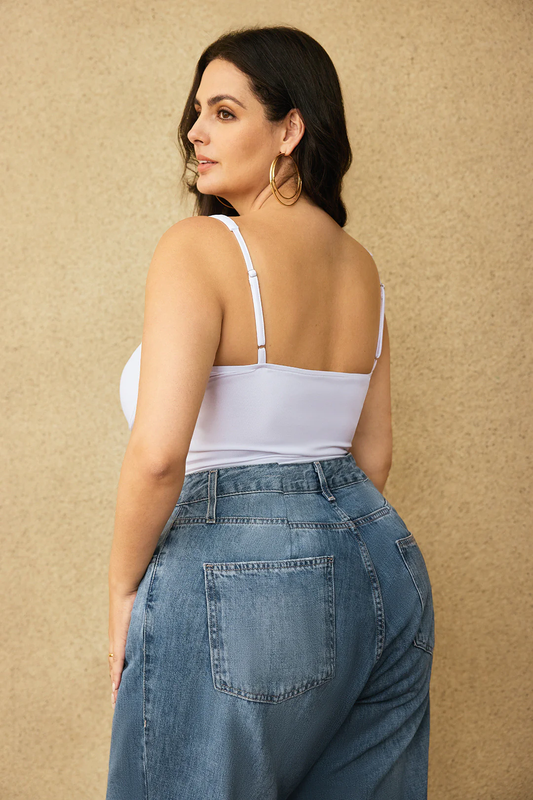 Plus Size Bustier Sleeveless Bodysuit - Image 7