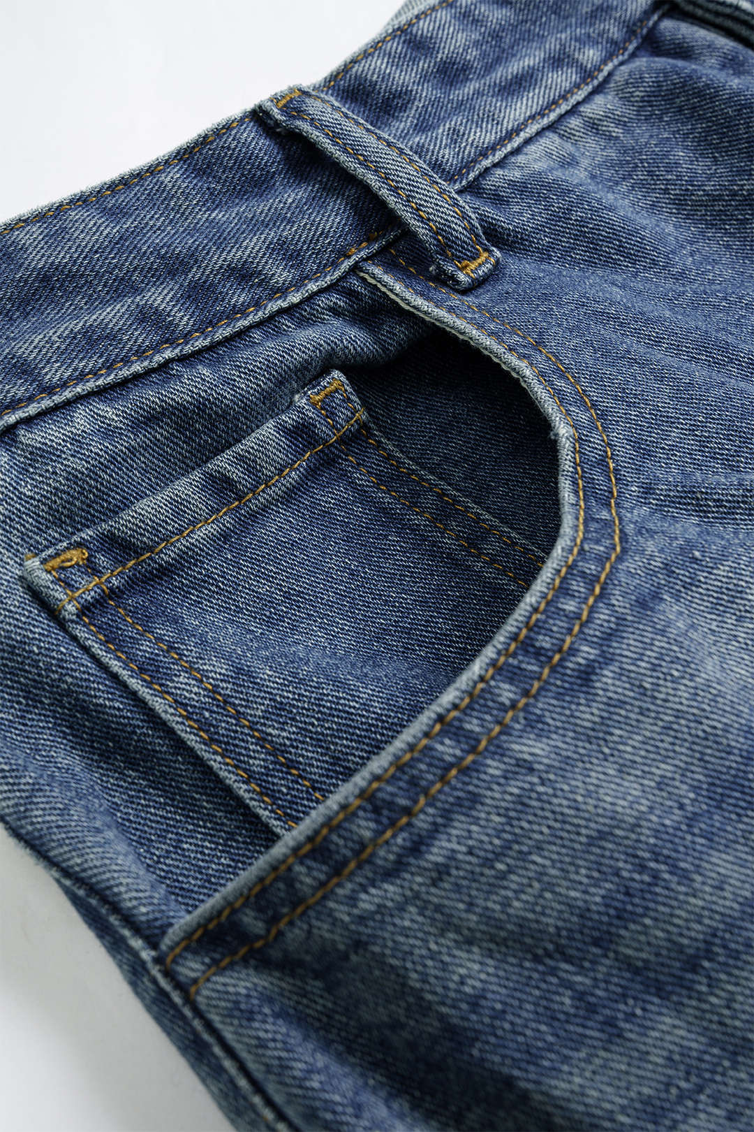 Plus Size Denim Asymmetrical High Waist Jeans - Image 4