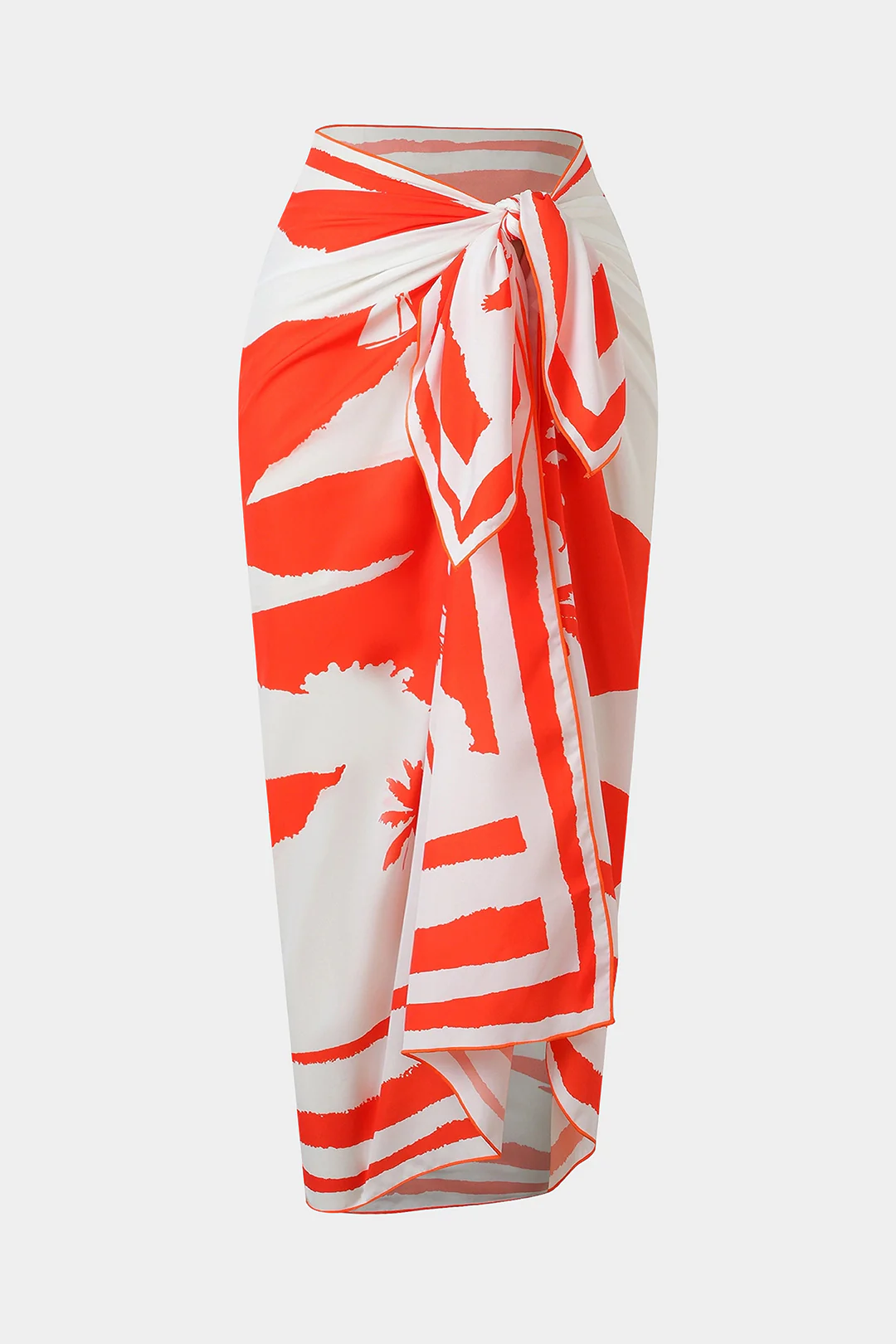 Contrast Tie-Up Bikini Bottom