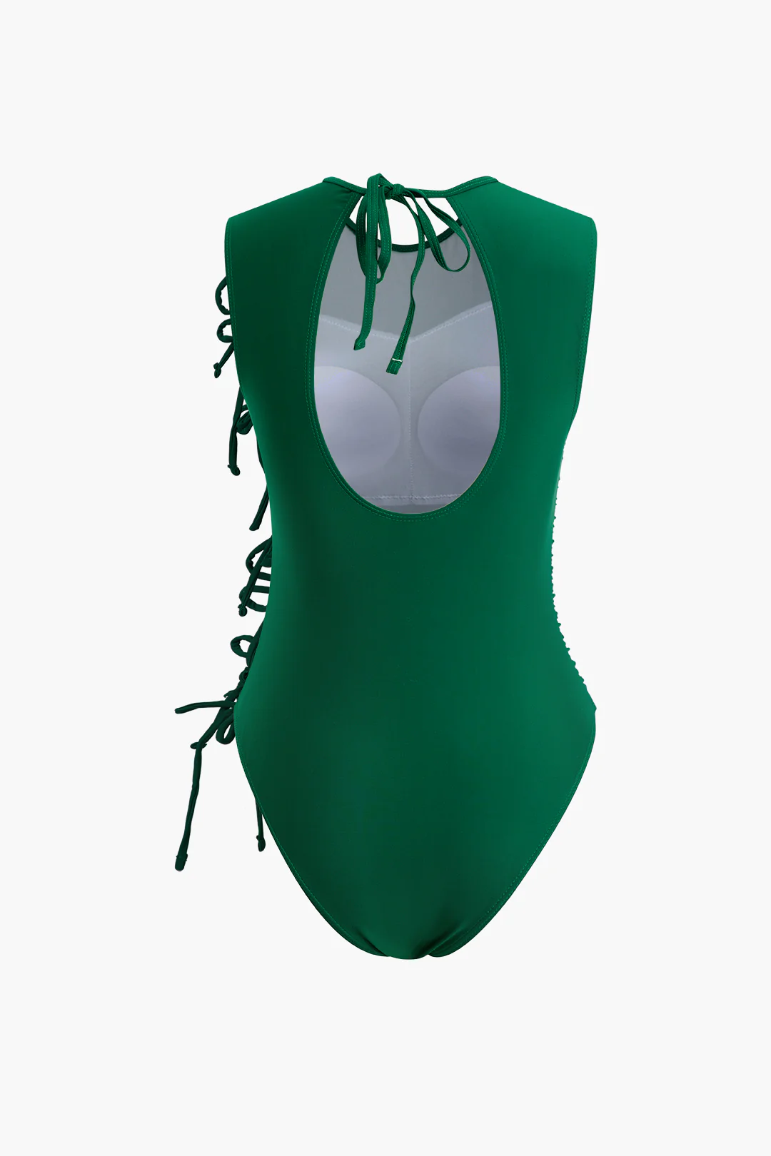 Ruched Tie-Up Swimsuit - Image 4