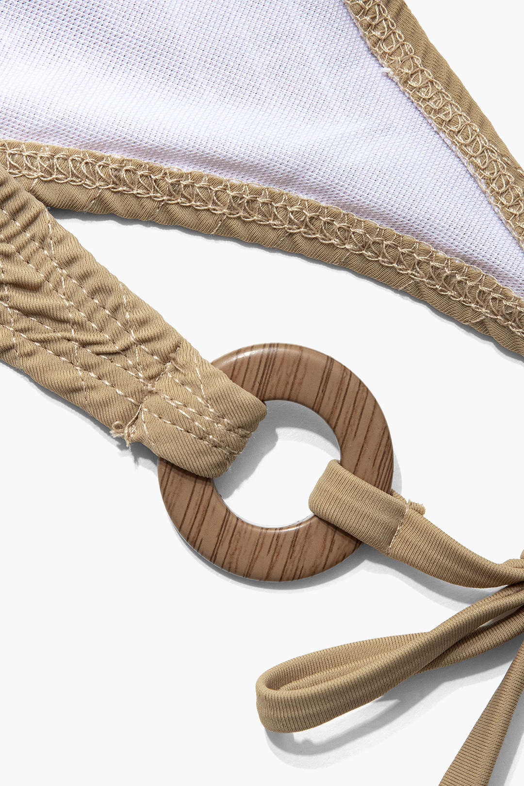 Solid Tie-Up Bikini Set - Image 4