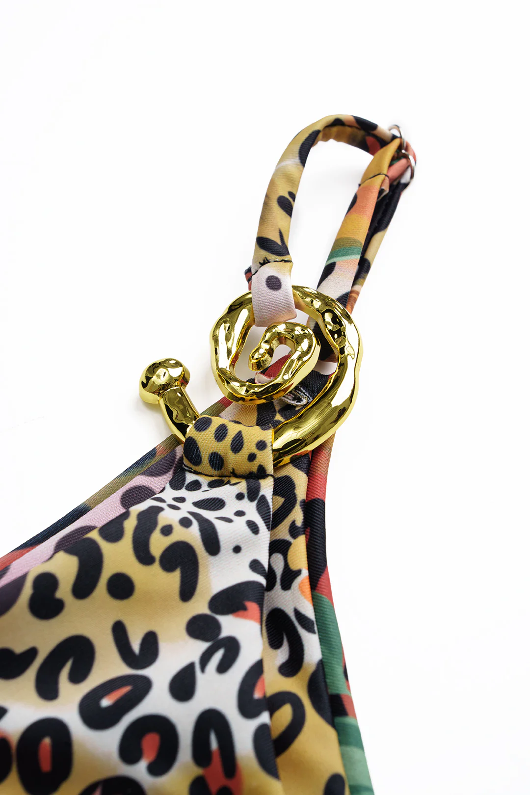Leopard Print Tie-Up Bikini Set - Image 8