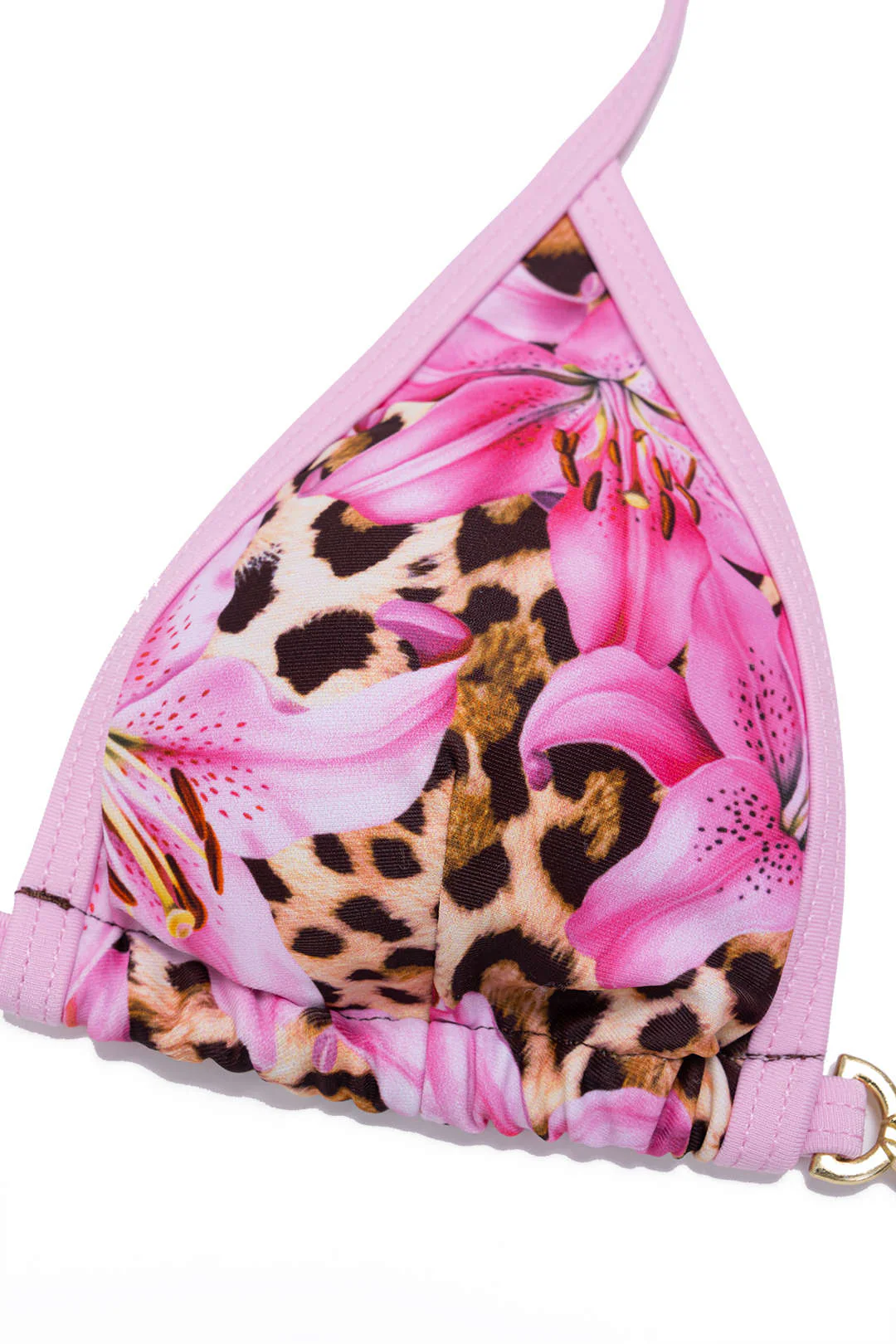 Leopard Print Halter Tie-Up Bikini Set - Image 5