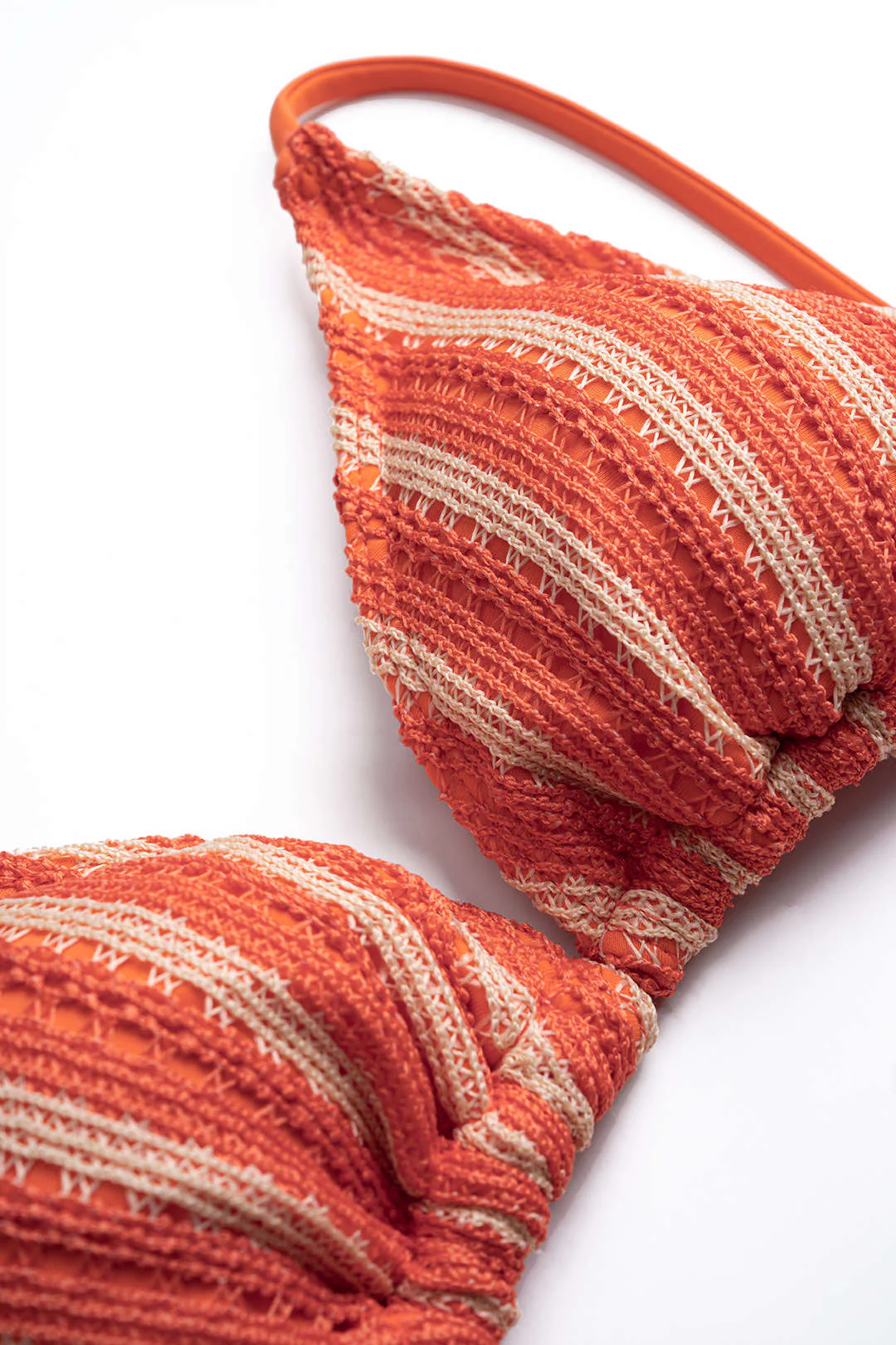 Striped Tie-Up Bikini Set - Image 7