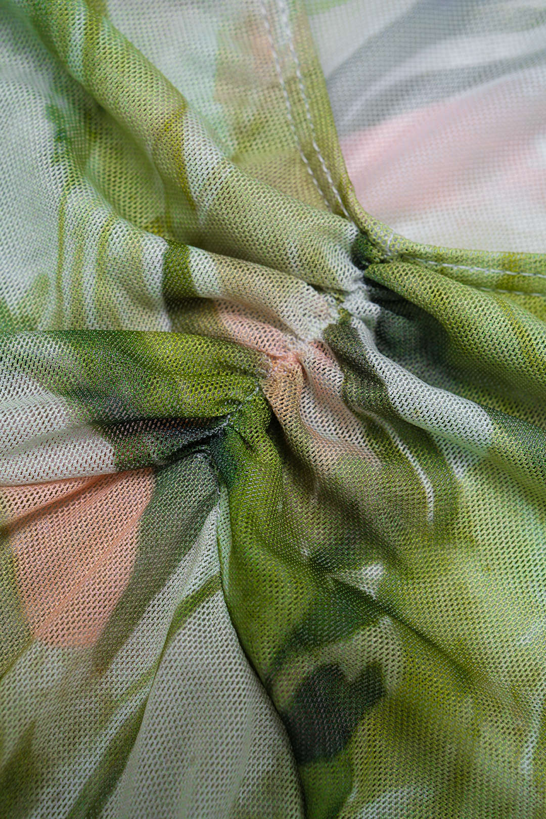 Floral Print Tie-Up Wrap Bikini Set - Image 3