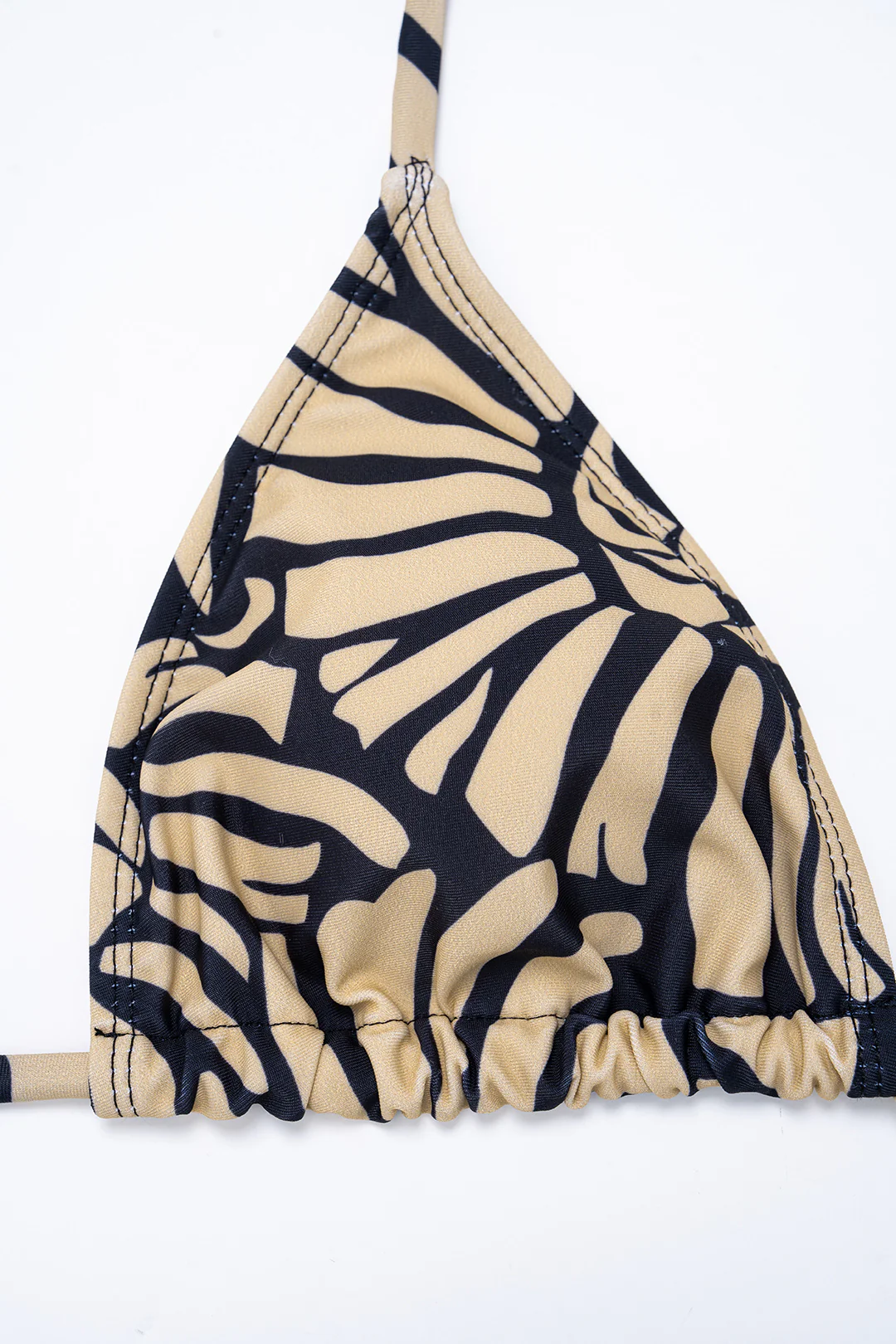 Contrast Print Tie-Up Bikini Set - Image 5