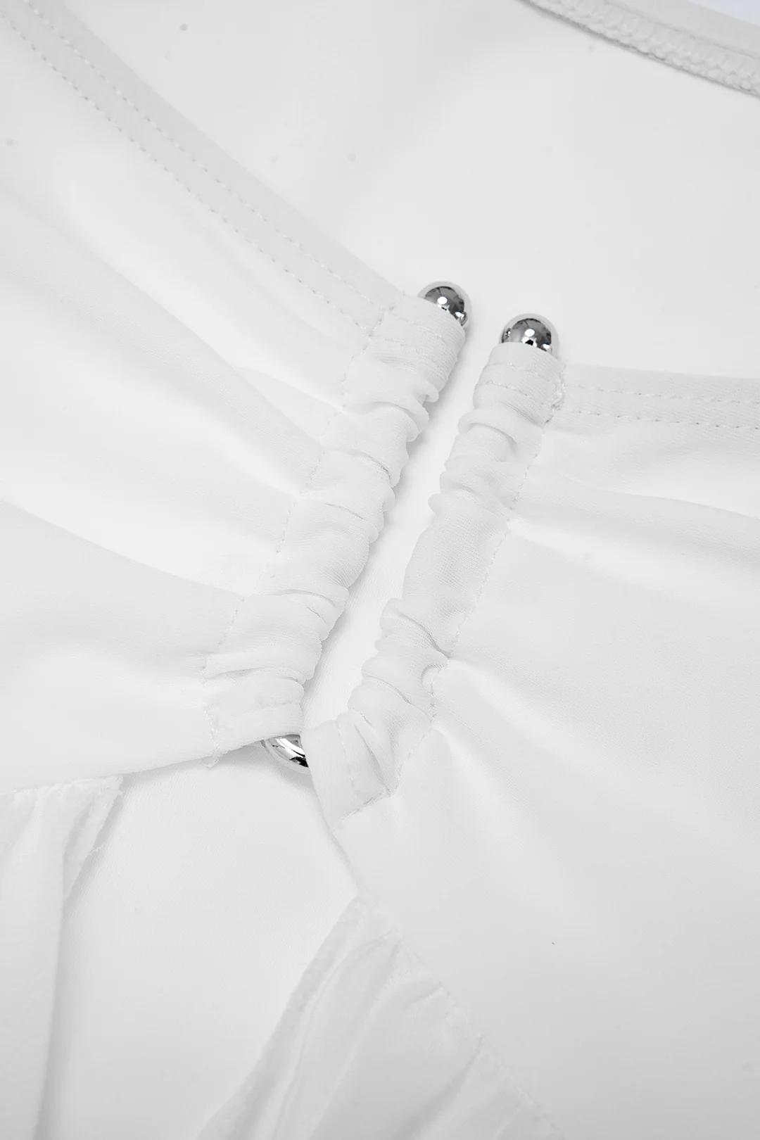 Halter Tie-Up Ruched Slit Bikini Set - Image 8