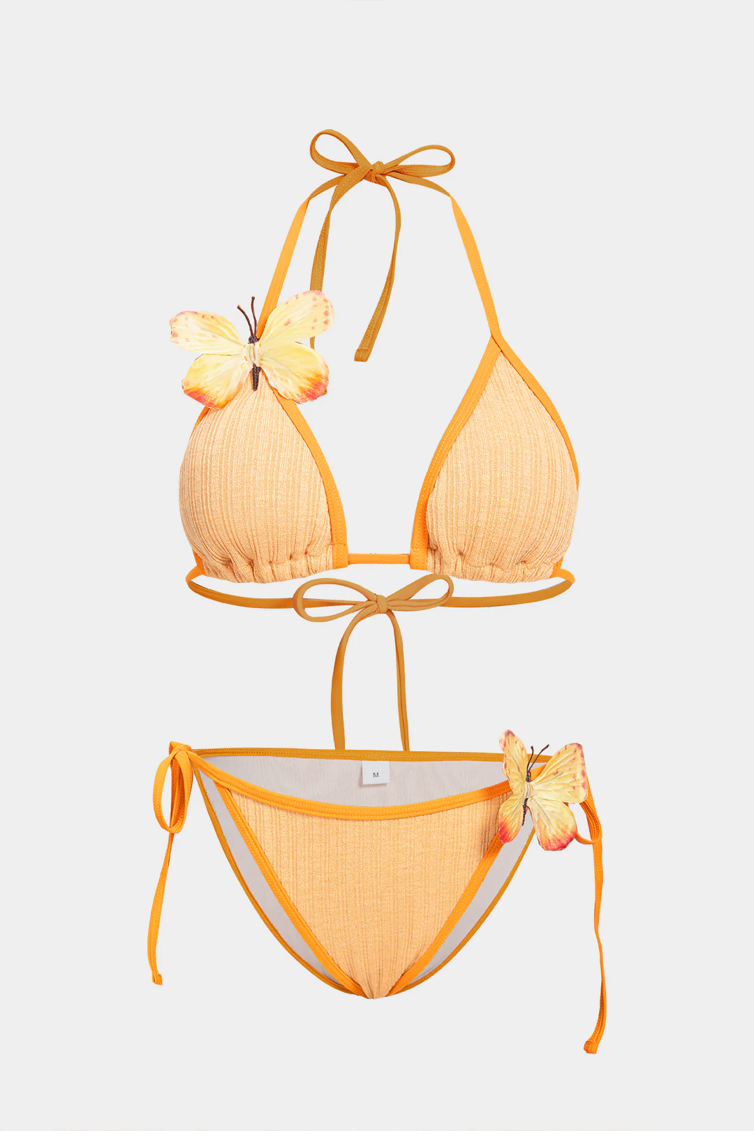 3D Butterfly Tie-Up Bikini Set