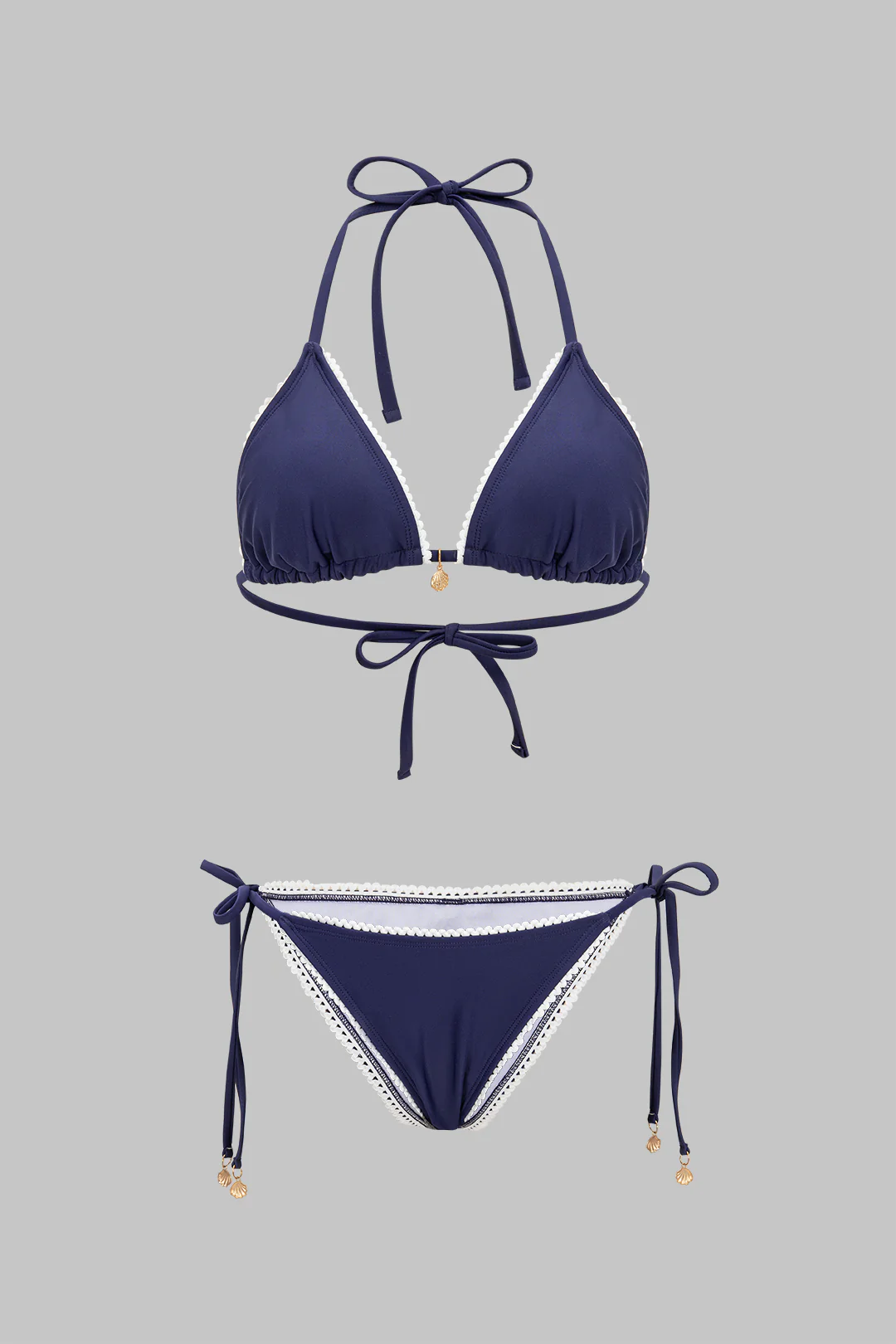 Tie-Up Bikini Set