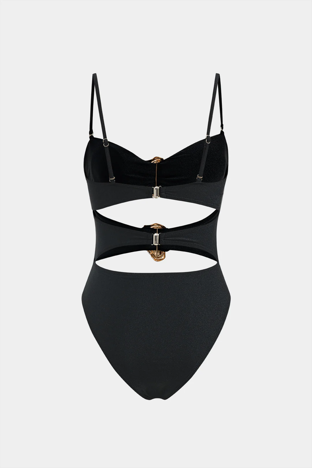 Metallic Cut Out Swimsuit - Image 2