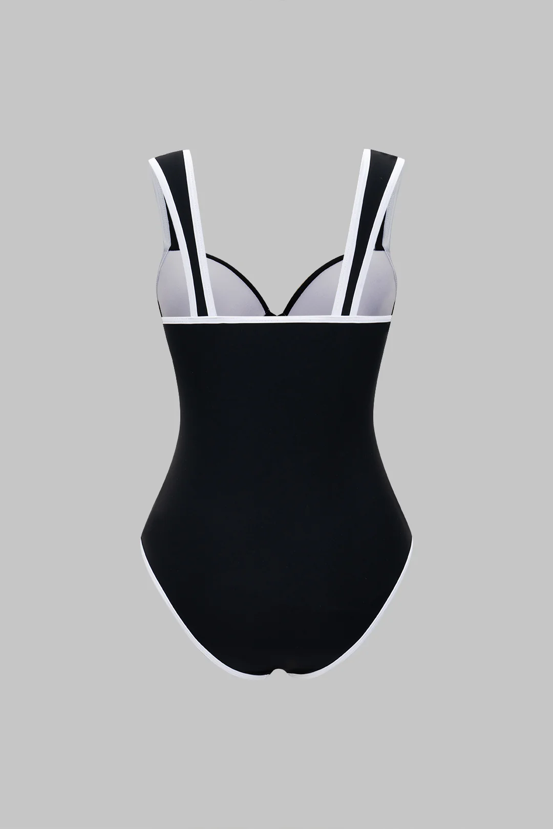 Contrast Sleeveless Swimsuit - Image 2